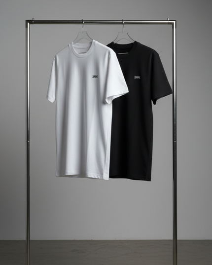 Essential 2 Pack Tee - Black & White