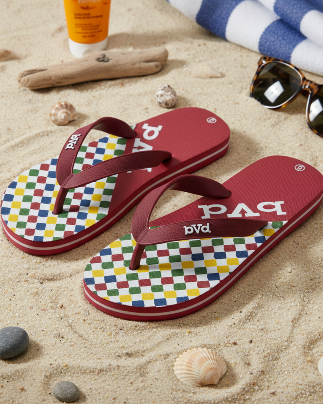 Bhinca Kids Flip Flop - Red