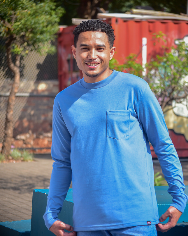 Classic Pocket T Long Sleeve - Airforce