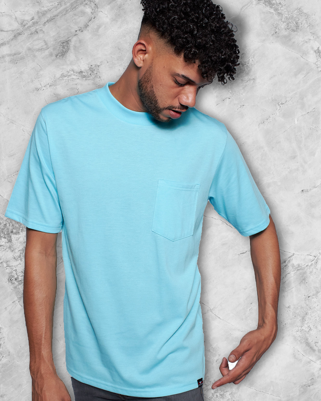 Classic Pocket T Short Sleeve - Aqua