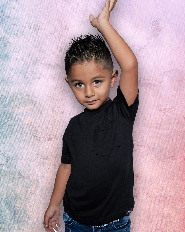 Classic Kids Pocket T Short Sleeve - Black