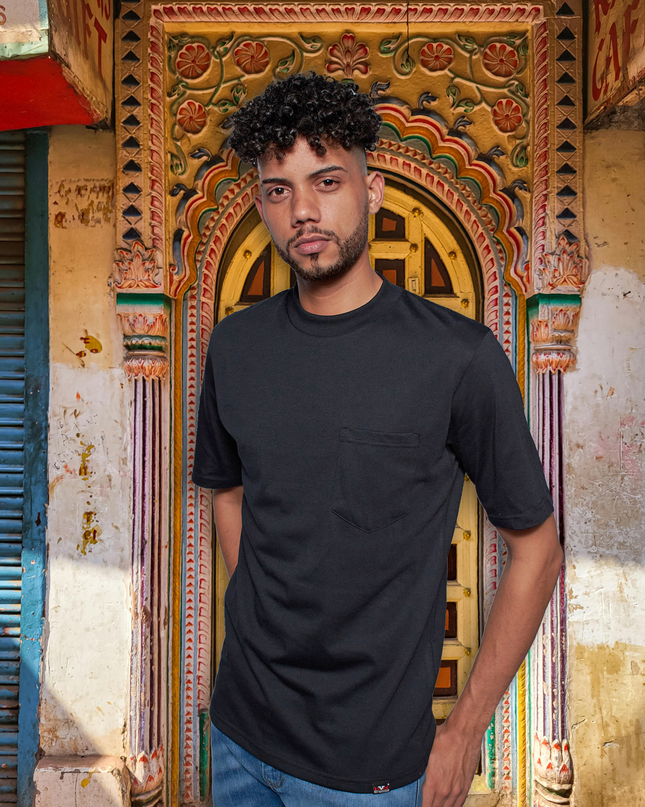 Classic Pocket T Short Sleeve - Black