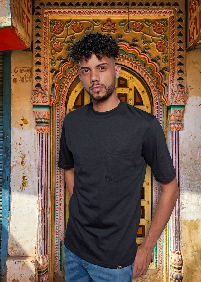 Classic Pocket T Short Sleeve - Black