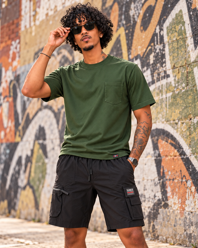 Duffel Utility Shorts - Black
