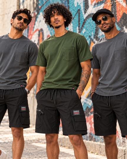Duffel Utility Shorts - Black