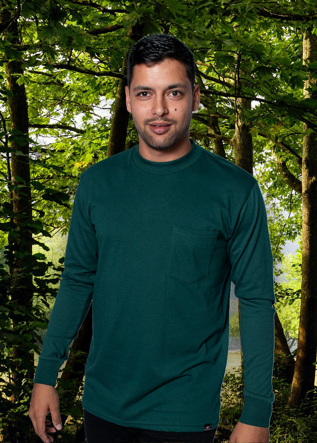 Classic Pocket T Long Sleeve - Bottle