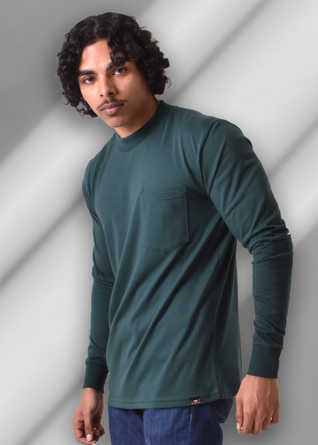 Classic Pocket T Long Sleeve - Bottle