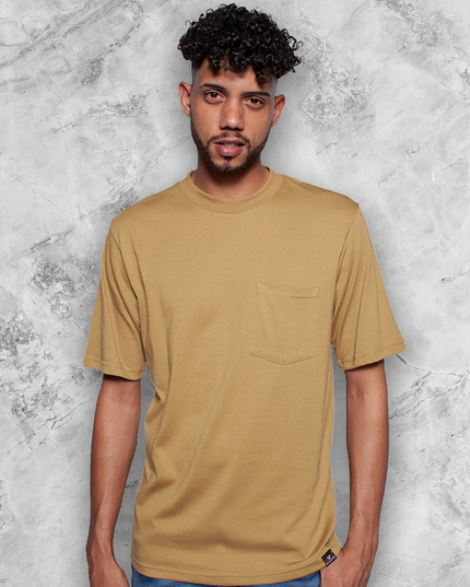 Classic Pocket T Short Sleeve - Cappucino
