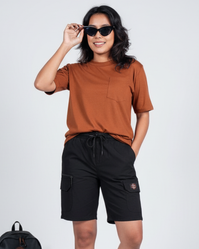 Hiking Cargo Shorts - Black