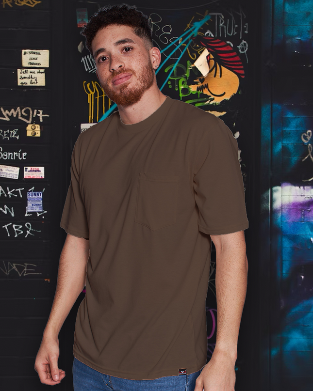 Classic Pocket T Short Sleeve - Chocolate
