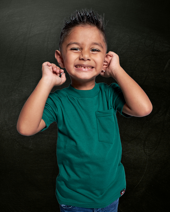 Classic Kids Pocket T Short Sleeve - Forest