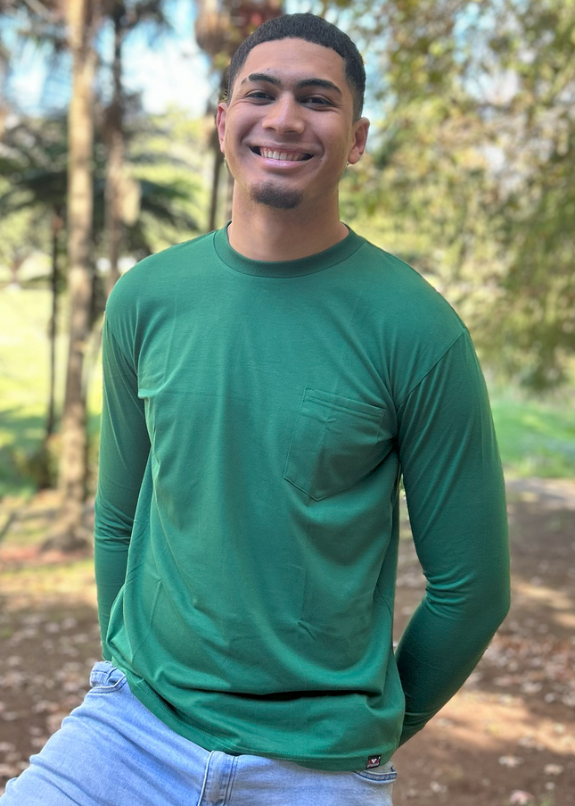 Classic Pocket T Long Sleeve - Forest