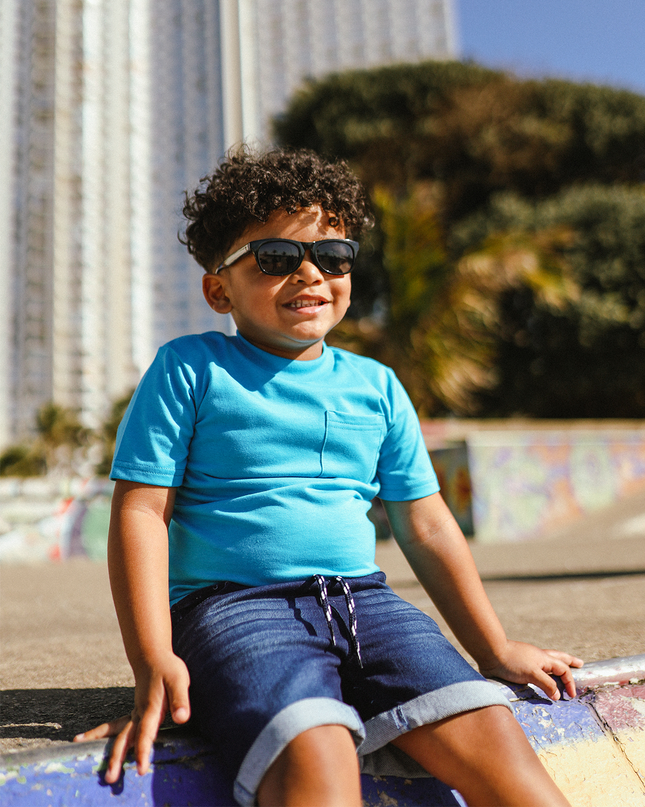 Classic Kids Pocket T Short Sleeve - Lagoon