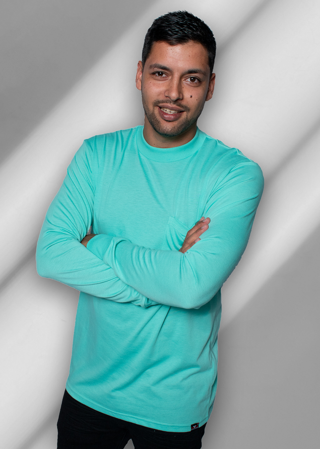 Classic Pocket T Long Sleeve - Mint