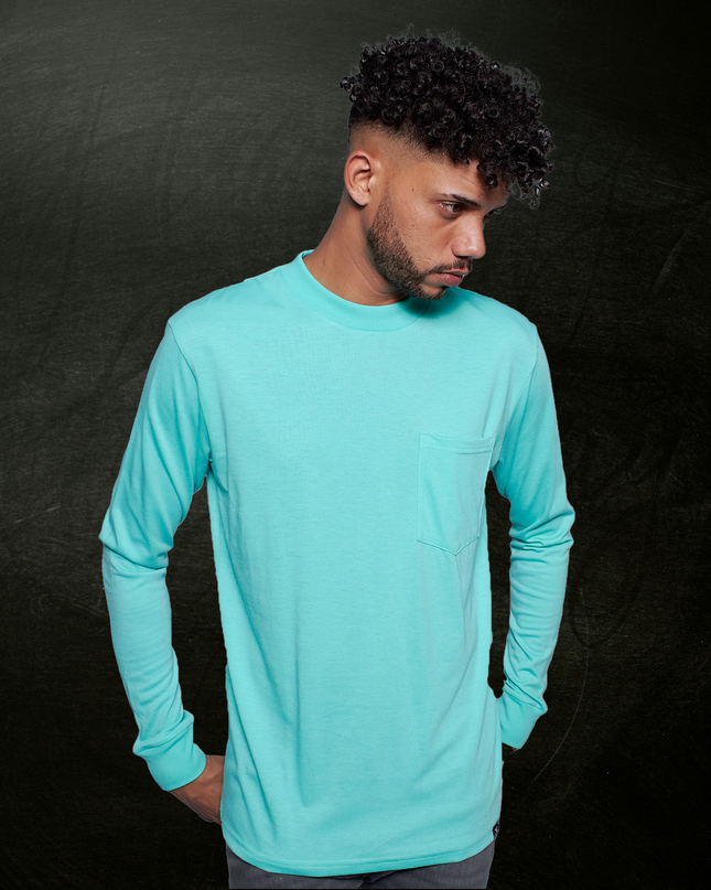Classic Pocket T Long Sleeve - Mint
