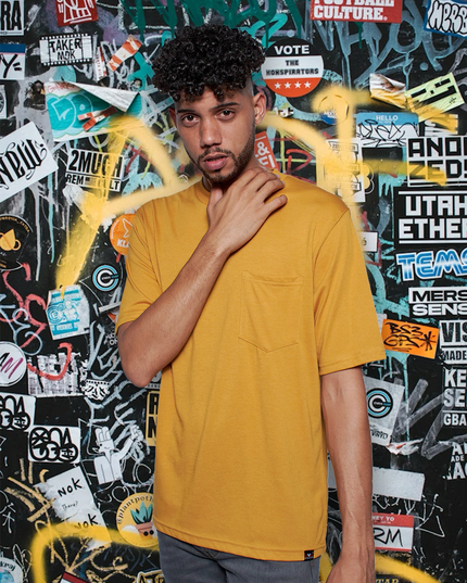 Classic Pocket T Short Sleeve - Mustard