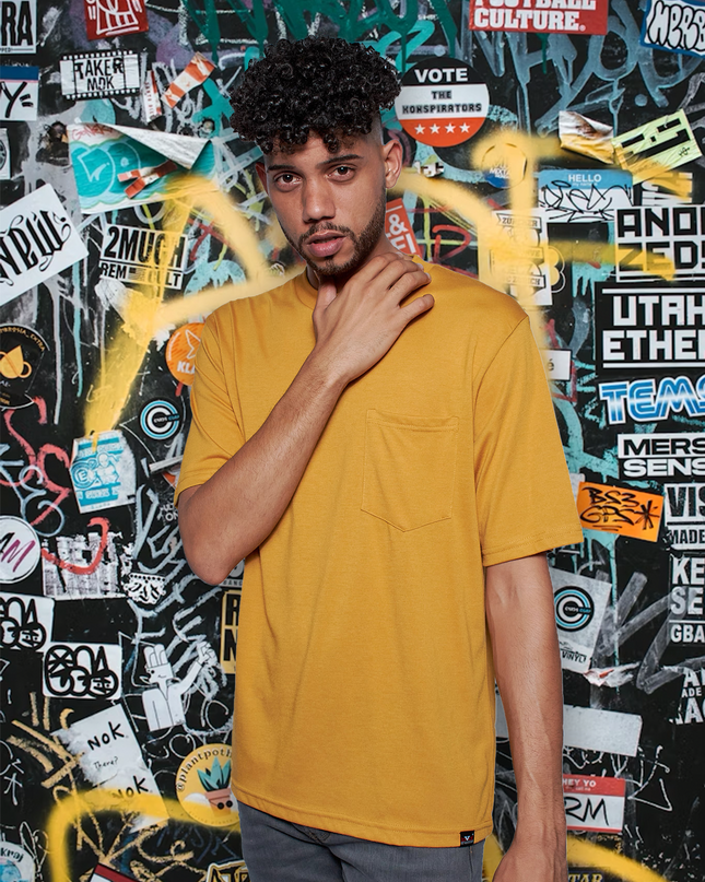 Classic Pocket T Short Sleeve - Mustard