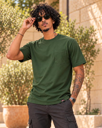 Classic Pocket T Short Sleeve - Olive