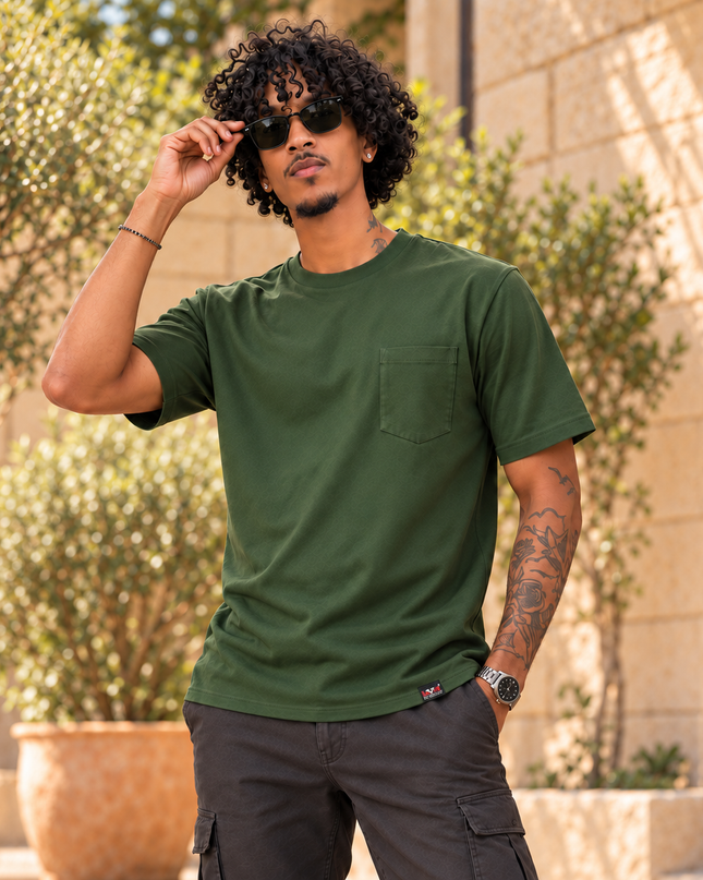 Classic Pocket T Short Sleeve - Olive