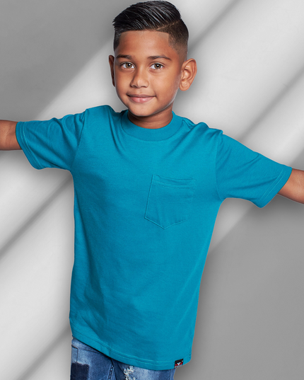 Classic Kids Pocket T Short Sleeve - Pine
