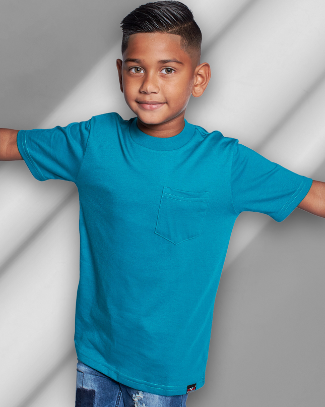Classic Kids Pocket T Short Sleeve - Pine
