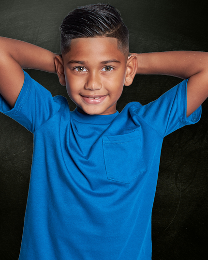 Classic Kids Pocket T Short Sleeve - Petrol