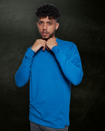 Classic Pocket T Long Sleeve - Petrol