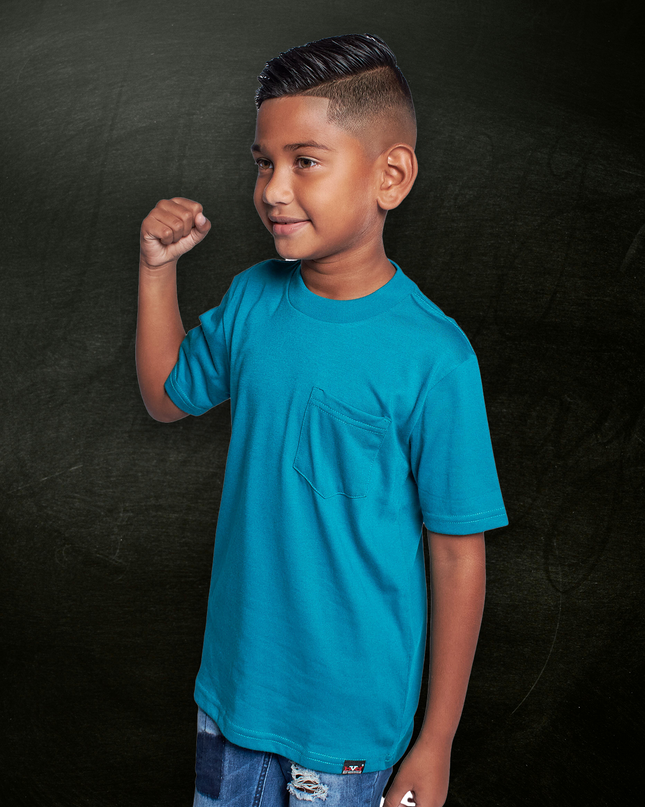 Classic Kids Pocket T Short Sleeve - Pine