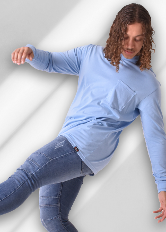 Classic Pocket T Long Sleeve - Powder