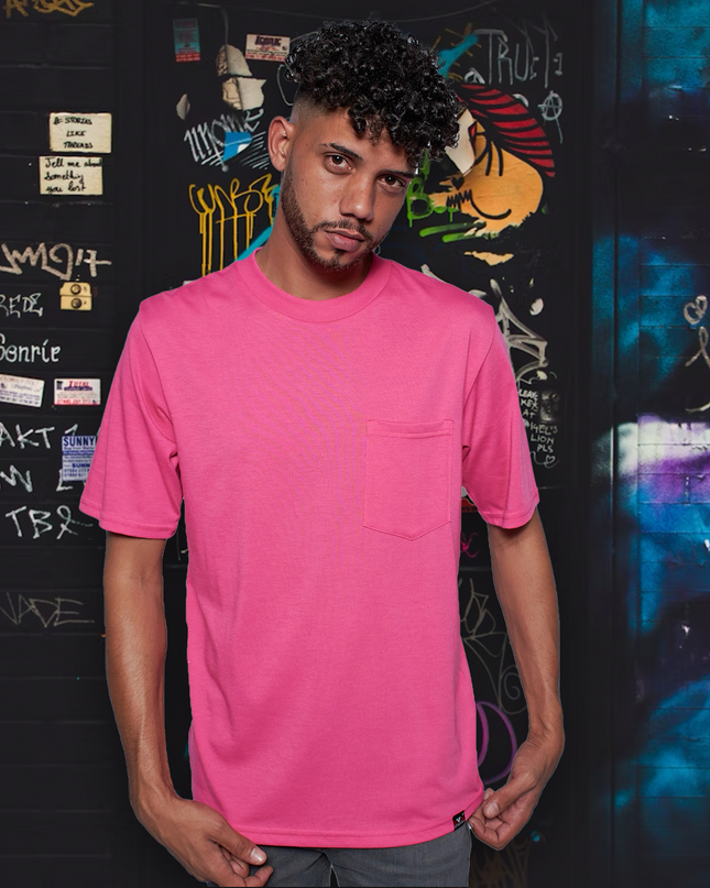 Classic Pocket T Short Sleeve - Raspberry