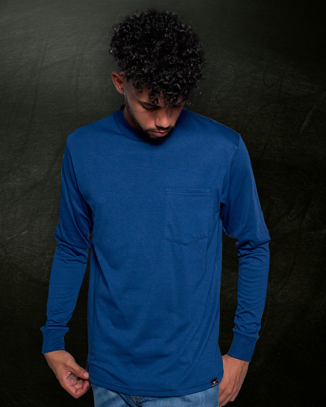 Classic Pocket T Long Sleeve - Royal
