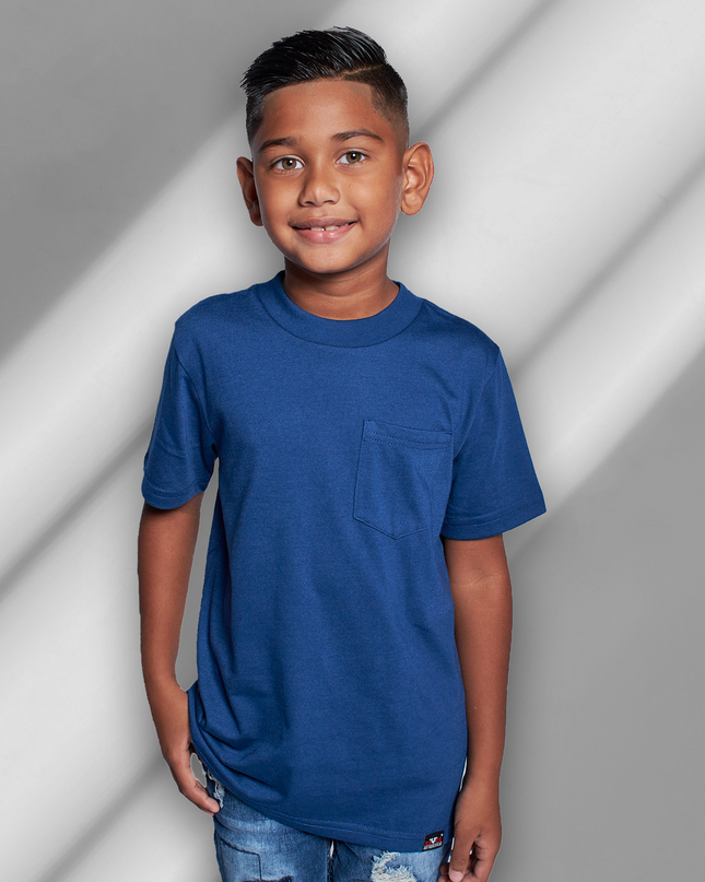 Classic Kids Pocket T Short Sleeve - Royal
