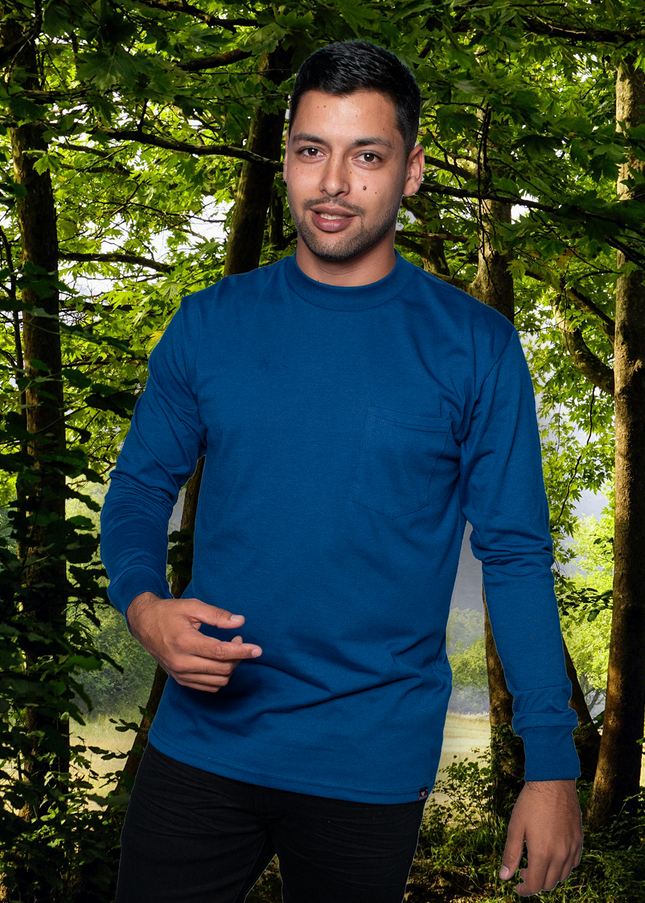 Classic Pocket T Long Sleeve - Royal