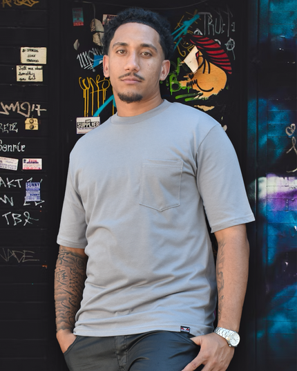 Classic Pocket T Short Sleeve - Steel Grey