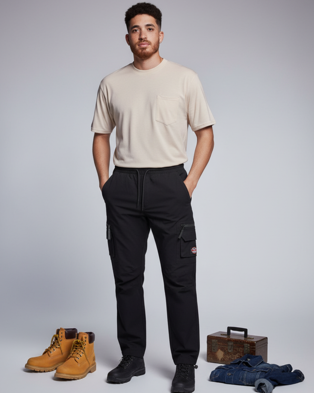 Utility Cargo Pants - Black