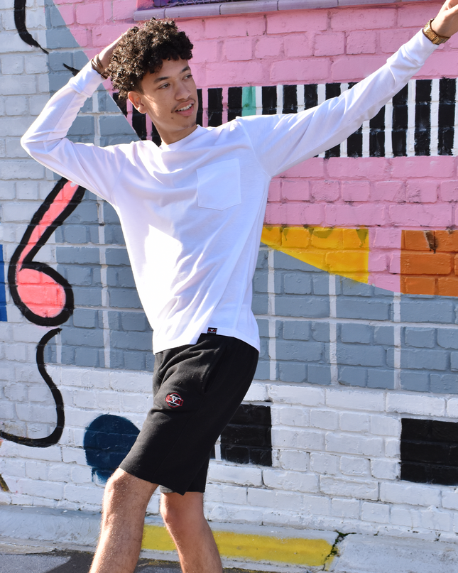 Classic Pocket T Long Sleeve - White