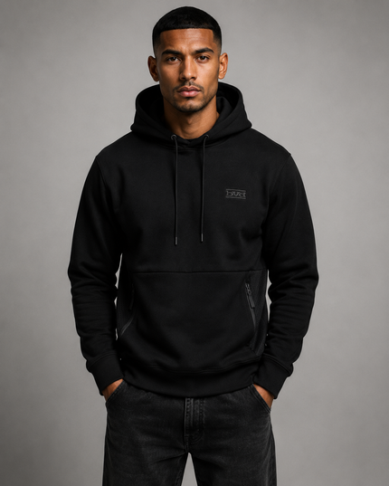 Tech Inspired Scuba Hoodie - Black