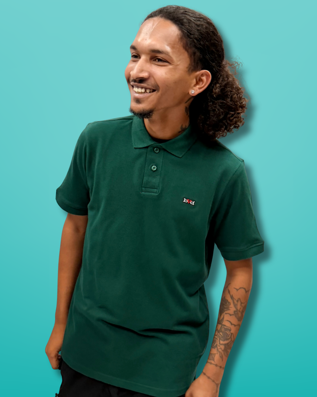Pique Golfer Short Sleeve - Bottle