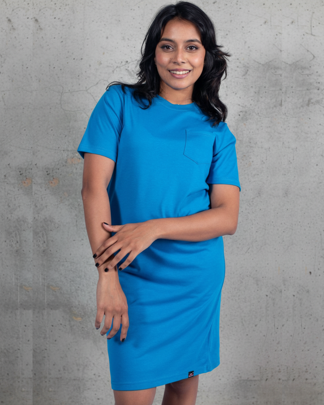 Classic Pocket T Dress - Bubblegum