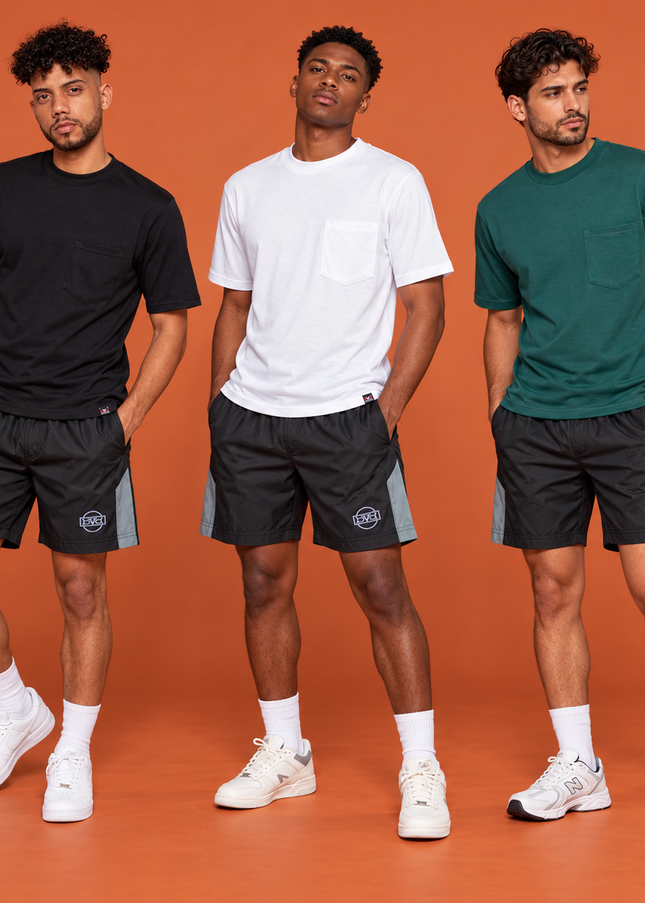 Comfort Active Shorts - Black/Grey