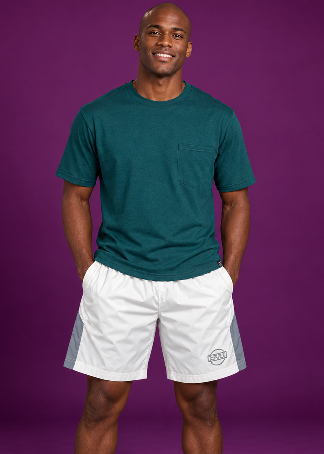 Comfort Active Shorts - White/Silver