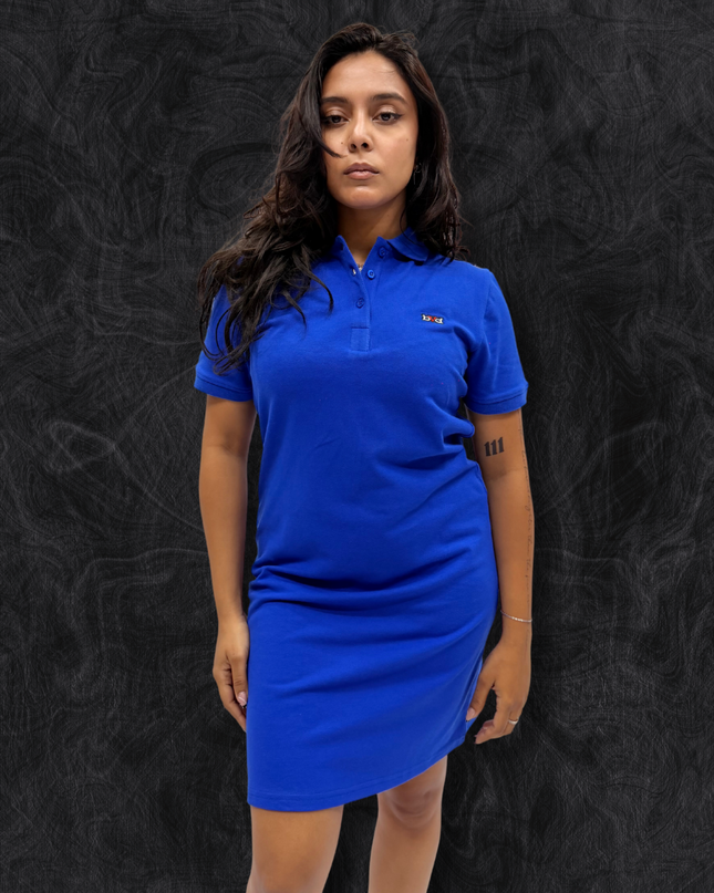 Ladies Pique Golfer Dress - Cosmic