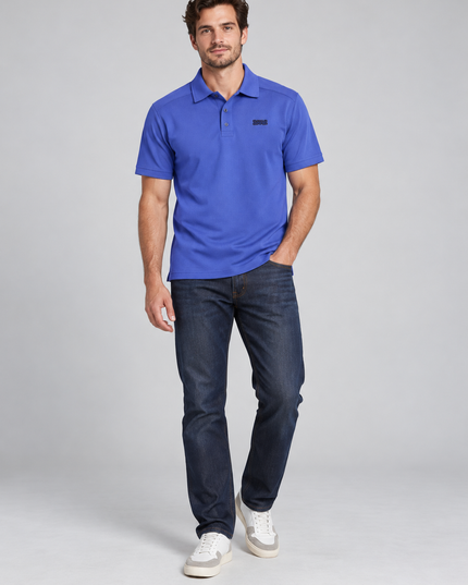 Classic Pique Golfer - Dark Purple