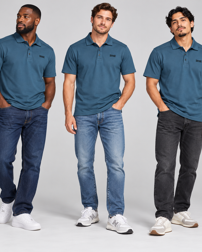 Classic Pique Golfer - Dark Teal