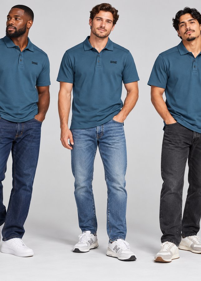 Classic Pique Golfer - Dark Teal