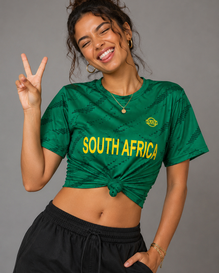 Adults South Africa Supporter Tee - Green