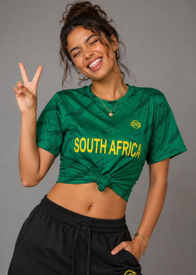 Adults South Africa Supporter Tee - Green