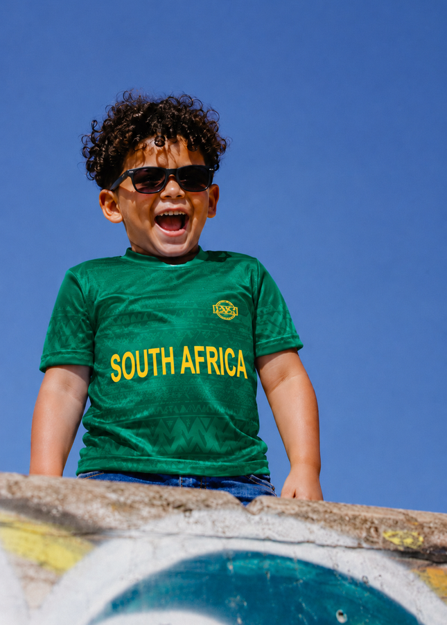 Kids South Africa Supporter Tee - Green