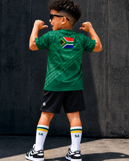 Kids South Africa Supporter Tee - Green