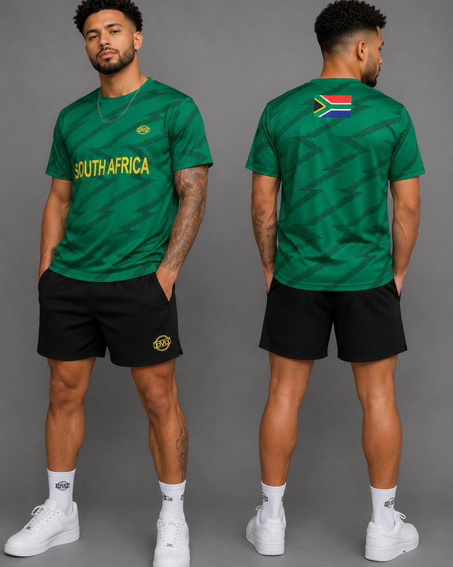 Adults South Africa Supporter Tee - Green
